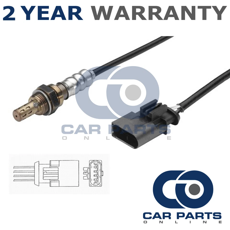 PER MG MGF 1.8 16V TROPHY 160 2001-02 4 FILI ANTERIORE LAMBDA SENSORE OSSIGENO SCARICO - Immagine 1 di 1