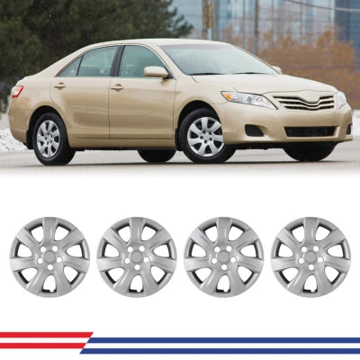 16" Set of 4 Wheel Covers Full Rim Snap On Hubcaps for 2007-2011 Toyota Camry  - Image 1 of 4