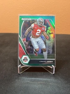 2021 Panini Prizm Draft Picks - Green Prizm #99 Chase Young - Picture 1 of 2