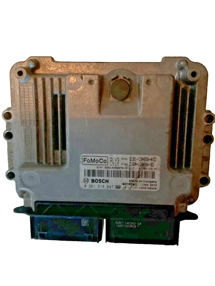 FORD FIESTA MK7 7.5 1.0 ECOBOOST ENGINE ECU G1B12A650ATD FREE NEXT DAY DELIVERY - Image 1 of 1