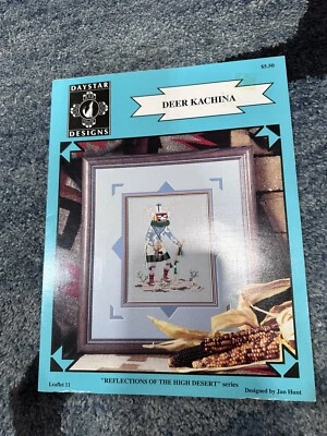 Deer Kachina Southwest Counted Cross Stitch - Native American - Daystar Designs - Image 1 of 3