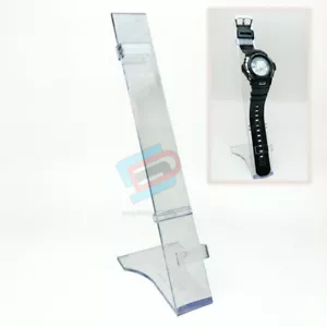 10 x Clear Plastic Watch Display Stand Holder - Picture 1 of 3
