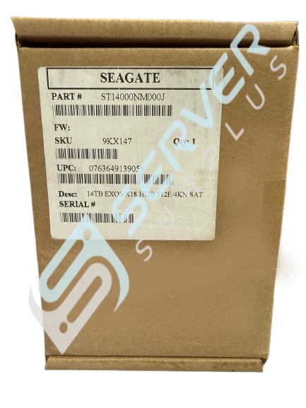 Seagate Exos X18 14TB 7200RPM SATA 6Gb/s 256MB HDD ST14000NM000J NEW-SEALED - Image 1 of 1