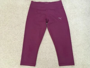 Activewear Puma Ladies Cropped Leggings, Size 10 - Picture 1 of 10