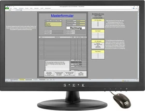 Rechnungsprogramm Umsatzliste Handwerker Lager Brief PDF Mailversand excel App - Bild 1 von 7