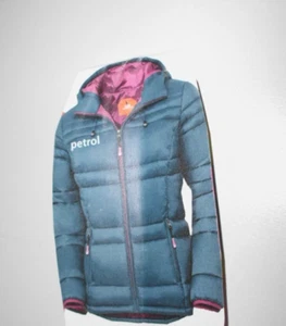 Nordcap Kapuzenjacke Winterjacke 44 XL Jacke petrol Steppjacke neu - Bild 1 von 8