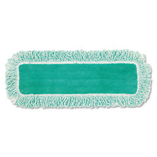 Rubbermaid Commercial Green Microfiber Dust Pad With Fringe 18 in
