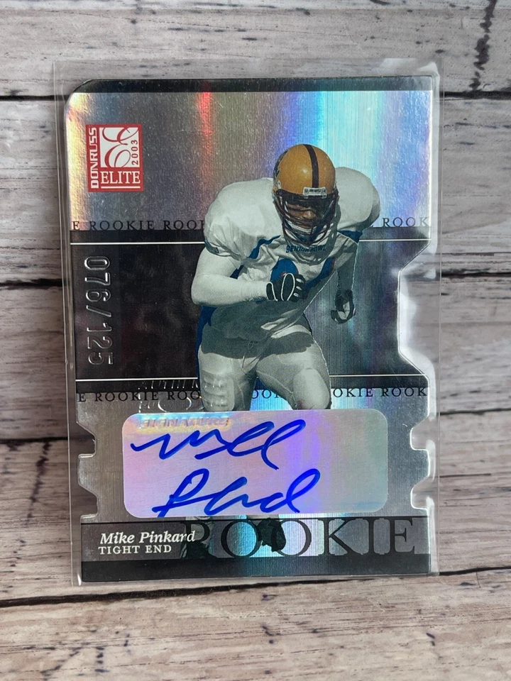 2003 Donruss Elite Turn of the Century Autographs #158 Mike Pinkard  076/125 - Image 1 of 2