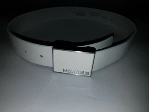 White Genuine Leather MEXX KIDS Girls Belt G/L gc750f Genuine Leather - Picture 1 of 6