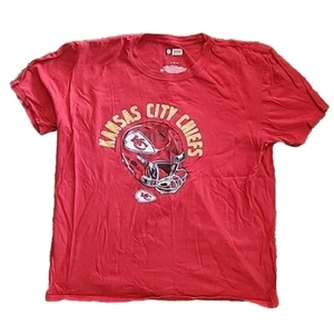 T-Shirt NFL TEAM Apparel rot Kansas City Chiefs Helm grafisch Erwachsene Größe XL - Bild 1 von 4