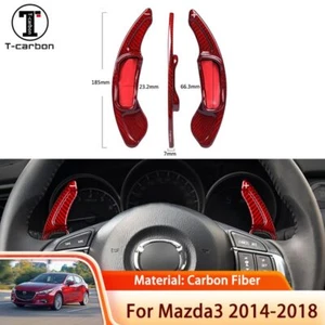 Extensión de cambio de cambio de engranajes de fibra de carbono para automóvil para Mazda3 2014-18 - Imagen 1 de 13