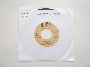 IKE & TINA TURNER Baby - Get It On; BGIO Disco Version 45 RPM 7" Record 1975 UA - Picture 1 of 6