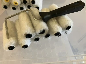 Mini Malroller plus x 10 Minen ca. 4" DIY Dekorieren Malen Zuhause - Bild 1 von 3