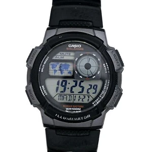 Casio 5 Alarms Wrist Watch Digital AE1000W 1BV - Picture 1 of 9