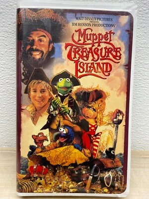 Vtg 1994 Walt Disney Pictures Presents Muppet Treasure Island VHS Tape - Image 1 of 4
