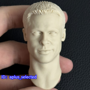 1:6 Head Sculpt Brad Pitt Smile Model For 12inch Male Soldier Action Figure Toys
