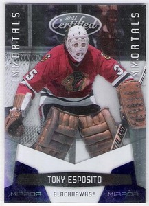 2010-11 Panini Certified Immortals Mirror Blue Tony Epsosito #/100