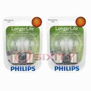 2 pc Philips Front Turn Signal Light Bulbs for Plymouth Belvedere Cambridge bq