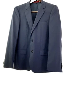 BLAZER HUGO BOSS PARA HOMBRE AZUL MARINO US 38R ETIQUETA ROJA BULGARIA 98% LANA VIRGEN PUNTO H - Imagen 1 de 24