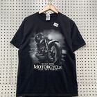 T-shirt moto porc de route noir homme large sensation de puissance graphique 20x28