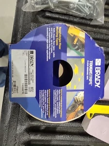 BRADY 170547 High Touch Area Floor Tape,100 ft. H,4"W - Picture 1 of 5