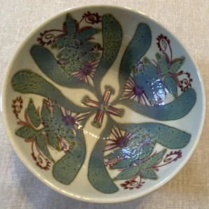 Royal Copenhagen Fajance Floral bowl 4.25" Marianne Johnson MJ Signed 416/1619 - Picture 1 of 8