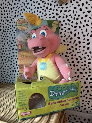Vintage Babysitting Cassie Dragon Tales 12" Plush 1999 Playskool Hasbro Incomple - Image 1 of 4