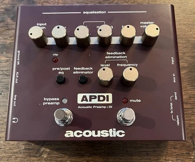 APDI Acoustic Preamp and DI Gently Used W Box/Materials - Image 1 of 4