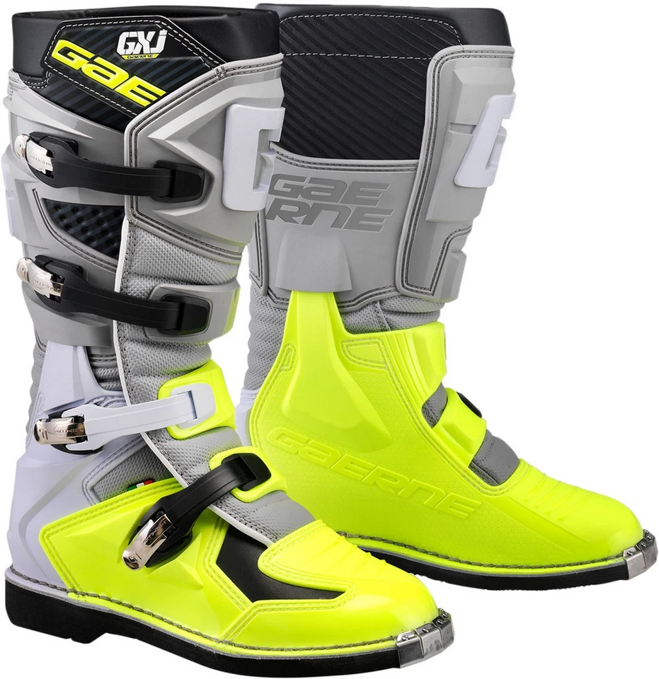 Botas todoterreno Gaerne GXJ Youth MX gris/amarillo fluorescente Foto 1 de 1