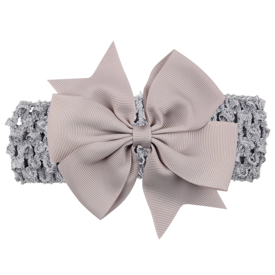 10 PIEZAS Niñas Niños Tejido Crochet Diadema Lazo Flor Banda para el Cabello Accesorios Foto 1 de 4