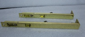 2 Massiv Kantriegel 20 + 25 cm Messing mit Umlege Bügel (600) - Bild 1 von 5