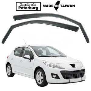 for PEUGEOT 207 5D 2007- IN-CHANNEL WIND DEFLECTOR 2PCS - Picture 1 of 8