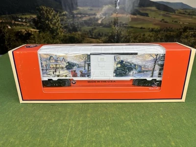 Lionel O Scale #6-39350 THOMAS KINKADE "ALL ABOARD FOR CHRISTMAS" BOXCAR MINT - Image 1 of 4
