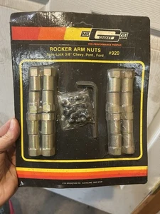 Mr Gasket 920G 3/8" Seal Sure-lock Rocker Arm Nuts Set Of 16 - Picture 1 of 1