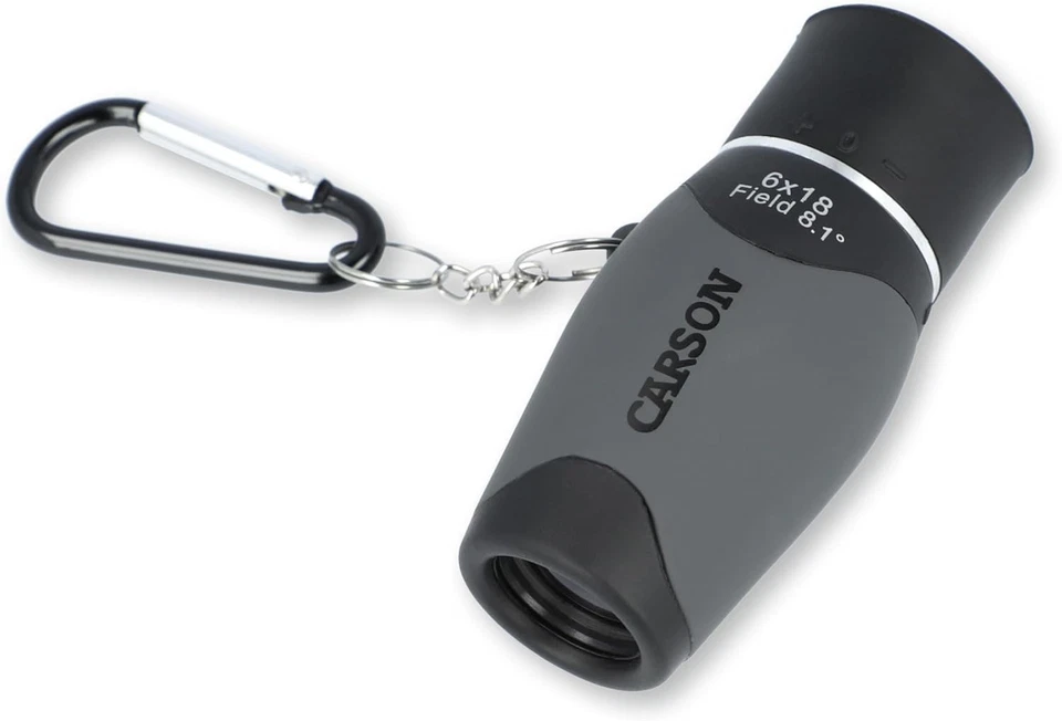 6x18 MiniMight Compact Monocular with Carabiner Clip - image 1 of 4