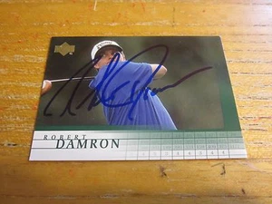 Robert Damron Autographed Signed 2001 Upper Deck #40 ROOKIE Card PGA Golf - Picture 1 of 3