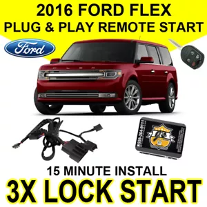 2016 Ford Flex Remote Start Plug & Play System Easy Install DIY 3X Lock Car F01A - Picture 1 of 8