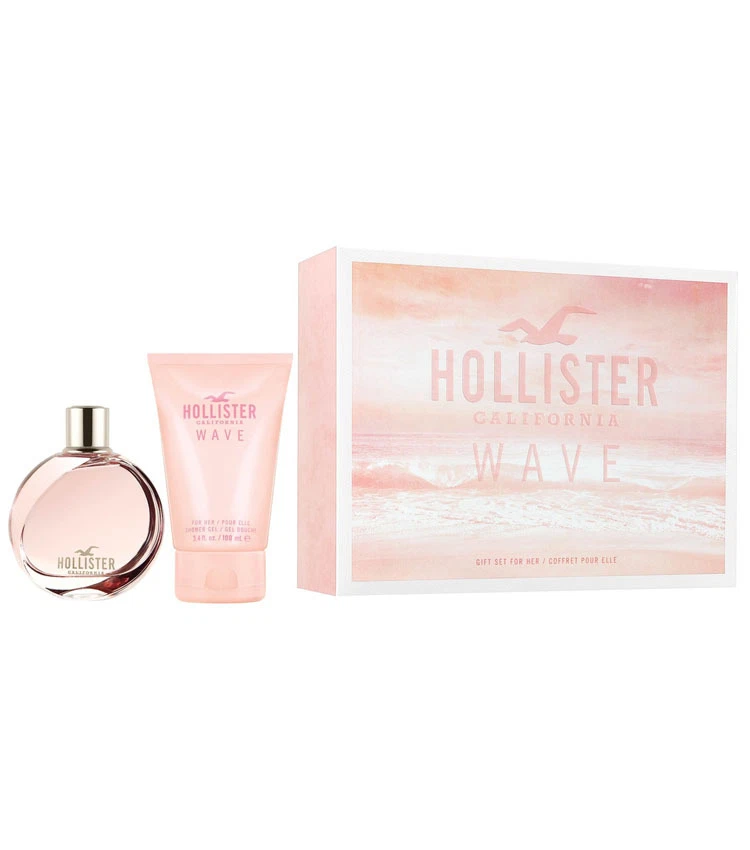 Cofanetto donna HOLLISTER WAVE FOR HER profumo edp 100ml + shower gel 100ml - Immagine 1 di 1