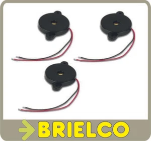 ZUMBADOR PIEZO SIN OSCILADOR 5VAC 4 KHz 85dB 3 UNIDADES BD2490 - Imagen 1 de 1