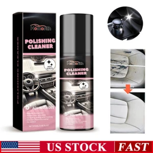 1PC CAR INTERIOR CLEANER-100ML CAR INTERIOR CLEANER VEHICLE INTERIOR POLISH USA - Picture 1 of 13