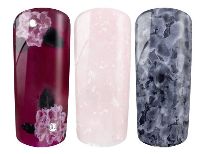 Ink Color weiß NailArt Farbe Tinte XXL 12ml Polish Blooming Smoke Lack white Gel - Bild 1 von 3