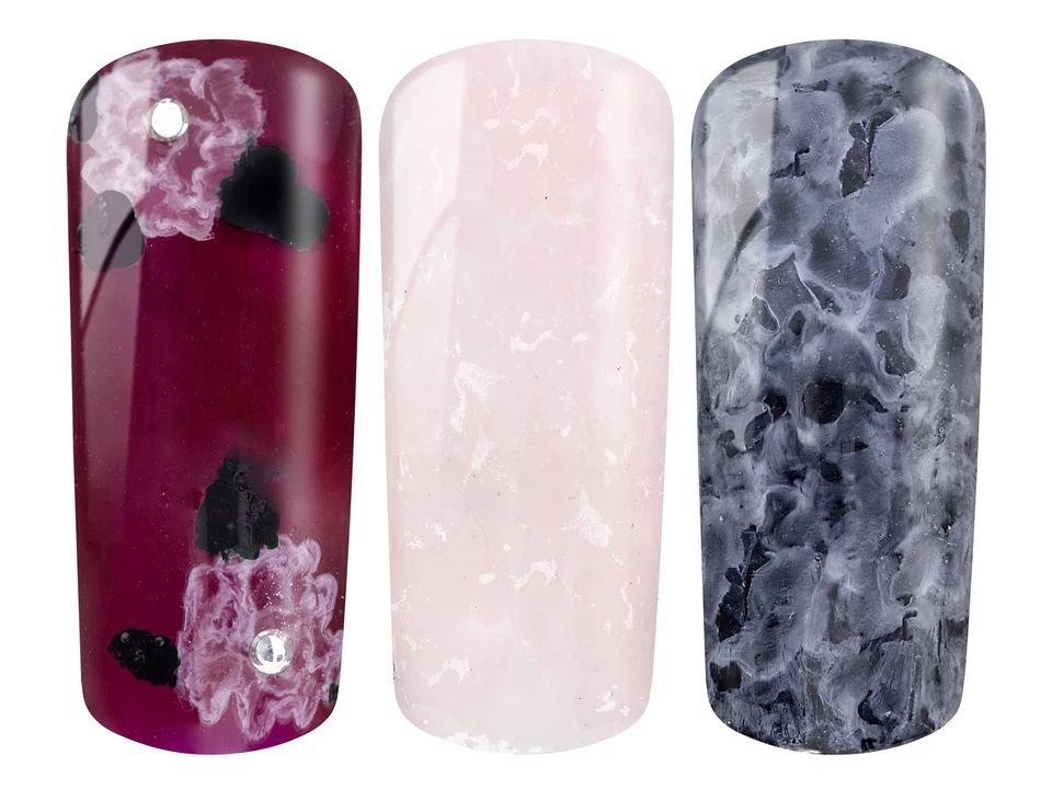 Ink Color weiß NailArt Farbe Tinte XXL 12ml Polish Blooming Smoke Lack white Gel - Bild 1 von 3