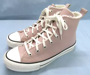 ZAPATILLAS CONVERSE CHUCK TAYLOR All Star EVA LIFT CUERO MALVA Forradas Sherpa 6.5 - Imagen 1 de 9
