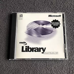 Microsoft MSDN Developer Network Library for Visual Studio 6.0 2 CD Set - Picture 1 of 8