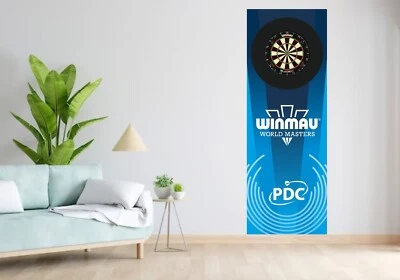 WINMAU PDC Dart Board Surround Wall Graphic 765mm wide - Image 1 of 2
