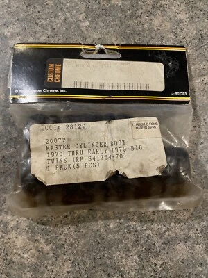 Bota de cilindro maestro cromada personalizada 28129 Harley Davidson 41764-70 '70-'79 nueva de stock Foto 1 de 4