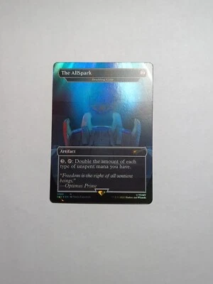MISPRINT | MISCUT MTG The AllSpark Doubling Cube FOIL Secret Lair Drop 1080 NM - Image 1 of 4