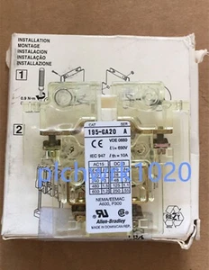 1 PCS NEW IN BOX Allen-Bradley 195-GA20 A Contactor Auxiliary Contact - Picture 1 of 3