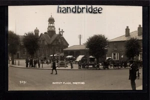 Thetford - Market Place - postal fotográfica real - Imagen 1 de 1