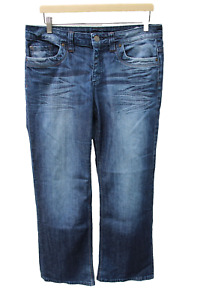 S.OLIVER Jeans Hose Bootcut Blau Stretch  Gr.42 L32